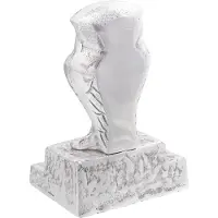 vidaXL Serre-livres 2 pcs Argent 12x9x19 cm Aluminium Hibou