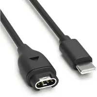 Generique 1-Pcs 100cm Chargeur Compatible Avec Garmin Fenix 5 5s 5x Plus 6 6s 6x Pro 7 7s 7x,Forerunner 745 935 945 45 45s 245 Music,Instinct,Approach S10 S40 S60 S12 S42,Vivoactive 3