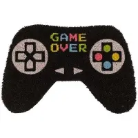 Eurowebbiz Paillasson Tapis Entrée Game Over Forme Manette De Jeu Vidéo Geek