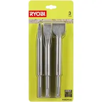 Ryobi RAKSPC03 Set de 3 burins SDS-Plus