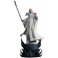 Iron Studios Le Seigneur des Anneaux Deluxe BDS Art Scale statue en résine 1/10 Saruman (29 cm)