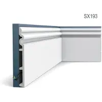ORAC Decor SX193 LUXXUS AUTOIRE Plinthe Moulure décorative 2 m