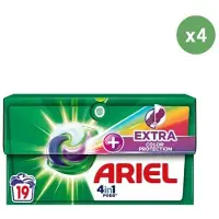 Ariel 4x19 Pods+ Complete Fiber Protection, Lessive En Capsules
