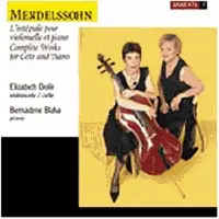 OUTHERE Sonates Pour Violoncelle Et Piano No. 1 En Si Bémol Majeur Opus 45 Et No. 2 En Ré Majeur Opus 58, Variations Concertantes Pour Violoncelle Et Piano Opus 17, Lieder Ohne Worte Opus 109