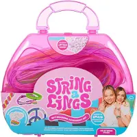 Stringalings Braiding Accessory Kit Carry Case With 80 Strings