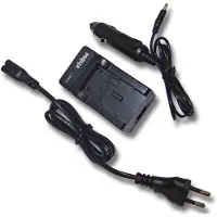 VHBW Chargeur Compatible Avec Sony Alpha Nex-F3k, Nex-F3kb, Nex-F3ks, Slt-33 Caméra, Action-Cam - Chargeur + Câble Allume-Cigare, Témoin De Charge