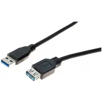 Exertis Connect Rallonge USB 3.0 type A / A noire - 5,0 m