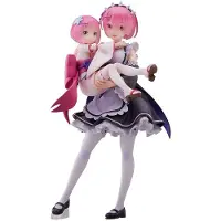 SEGA Re:Zero Starting Life in Another World Statue PVC 1/7 Ram & Childhood Ram 23 cm