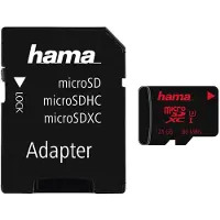 Hama microSDXC 128 Go UHS Speed C3 UHS-I 80Mo/s + adaptateur/photo