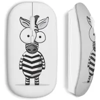 CAPACHEAP Souris sans fil zèbre