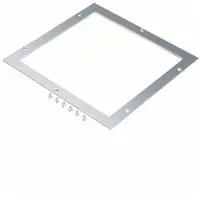 Hager TEH UDM2244Q12 Couvercle de montage pour UD taille 2 m poinçonnage Q12 (Boîtier), Accessoires électroniques + boîtier, Argent