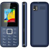 YONIS Téléphone Portable 1.77 Pouces 1800mAh Bluetooth FM MP3 MP4 Dual SIM Noir Bleu