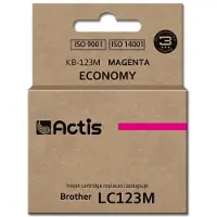 Actis Encre KB-123M (remplace Brother LC123M/LC121M ; Standard ; 10 ml ; magenta)