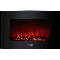 Cecotec 05367 - Cheminée électrique décorative Ready Warm 3500 Curved Flames