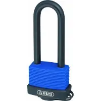ABUS 50677 Cadenas en laiton à anse longue Système clé unique 6 402 80 mm