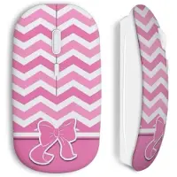 CAPACHEAP Souris sans fil Pink noeud cute