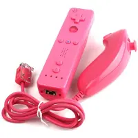 EStore Wii Remote Et Nunchuk Pour Wii / Wii U - Rose