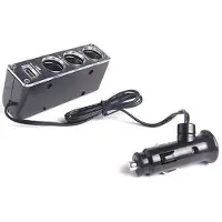 Acce2s Pour Samsung Galaxy J3 2016 : Multi Chargeur Auto + Usb Compatible Gps