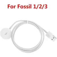 Generique Station De Charge De Montre Sans Fil Pour Fossil Gen 1/2/3, Support De Charge De Montre Intelligente Avec Câble Usb Pour Accessoires De Montre Fossil Gen