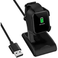 Avizar Station De Charge Xiaomi Redmi Watch Et Mi Watch Lite Prise Usb 90cm Noir