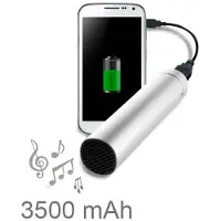 Eurowebbiz Chargeur De Batterie Smartphone Micro Usb Avec Haut-Parleur Jack