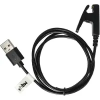 VHBW Câble USB compatible avec Garmin 010-03717-49, 010-03723-01 smartwatch, montre de fitness - Station de charge, noir, 100 cm