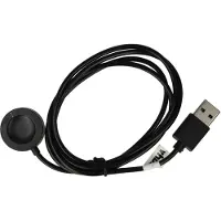 VHBW Câble Usb Compatible Avec Fossil Smartwatch 5e Génération Smartwatch, Montre De Fitness - Station De Charge, Noir, Magnétique, 100 Cm