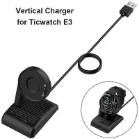 Generique Station De Charge Magnétique Usb, 1m, Adaptateur De Câble De Charge Rapide, Pour Ticwatch E3/Pro3/Pro3 Lite, Accessoires De Montre Intelligente