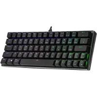 Cooler Master Clavier de jeu filaire SK620 – Format compact de 60%, design plat
