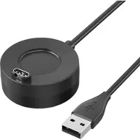 Generique Usb A Chargeur Compatible Avec Garmin Fenix 7/7s/7x/6/6s/6x Pro/5/5s/5x/Vivoactive 3/4/4s/Forerunner 45/55/245/745/945/Venu 2/2s/2 Plus/Sq/Instinct,Station De Charge Avec Câble De Données Usb A- Noir