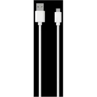 Jaym , Micro-USB vers USB-A Câble 2,4A Charge & Synchronisation POP 1,5m, Blanc