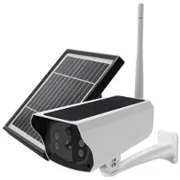 Eurowebbiz Camera de surveillance Solaire Carte SIM 3G et 4G waterproof IR