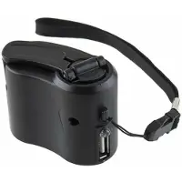 Generique Chargeur De Téléphone Portable D'urgence En Plein Air, 1 Pièce, Charge Usb, Manivelle, Accessoires De Camping, Randonnée