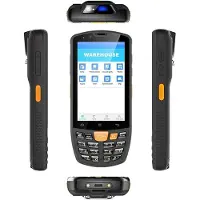 YONIS Téléphone Portable Industriel Scanner QR Code Android 11 NFC 4G 4 Pouces Noir