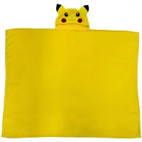 Pokémon Plaid Capuche 120x150 Cm Pikachu