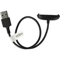 VHBW Câble Usb Compatible Avec Fitbit Ace 3 Smartwatch, Montre De Fitness - Station De Charge, Noir, 30 Cm
