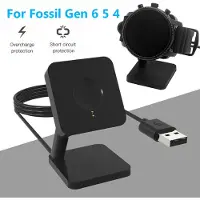Generique Chargeur De Montre Connectée Professionnel, Avec Câble D'Alimentation Pour Fossil Gen 6/5/4, Gadget De Sport