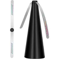 Generique Ventilateur répulsif pour la cuisine en plein air, protection contre les mouches, destructeur de mouches, garde les insectes à l'écart des aliments, ventilateur de Table répulsif