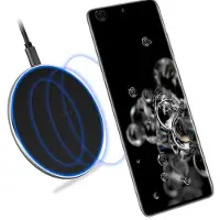 Xeptio Chargeur Sans Fil Qi Wireless À Induction Universel Pour Samsung Galaxy S20 Ultra - Station De Chargement