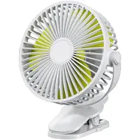 Generique Mini ventilateur Portable Rechargeable par USB, 360 degrés, 5 vitesses, silencieux, avec vent fort, pour le bureau et la maison