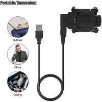 Generique Station De Charge À Clip Pour Montre Intelligente, Câble De Support Adaptateur Pour Garmin Fenix 3/Fenix 3 Hr/Fenix 3 Sapphire/Quatix