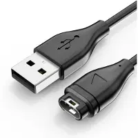 Huismerk Chargeur Compatible Avec Garmin Venu/Venu Sq/Venu Sq 2/Venu 2/Venu 2s/Vivoactive 3, 100cm Câble De Chargement Usb Remplacement Pour Garmin Fenix 7/Fenix 6/Fenix 5 (1 Pièce-100cm-Noir)