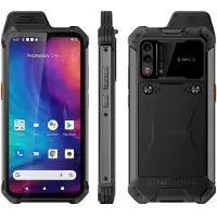 YONIS Smartphone 4GB+64GB IP68 Waterproof 5000mAh Battery Android 11 6.3 Inch NFC OTG Noir