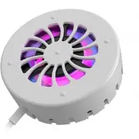Generique Chargeur Sans Fil Rapide 15w Pour Iphone 12 Mini Pro Max, Ventilateur De Jeu Pubg Avec Lumières Led Colorées Et Dissipateur De Chaleur
