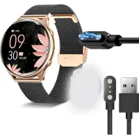 Generique Magnétique Chargeur Compatible Avec Ruxingx G37 1,69 Pouces Smart Watch,Magnétique Chargeur Montre Connectée Usb Compatible Avec Ruxingx G37 (Noir)