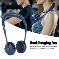 Generique Ventilateur De Cou Portable Sans Lame, Refroidisseur D'Air, 3 Vitesses, Pour Sport, Voyage, Maison, 1800Mah 9109-May14A00506