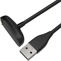 GDFHDHDFHDF Chargeur Compatible avec Fitbit CHARGE 6 / Fitbit CHARGE 5 / Fitbit LUXE Cable USB 1 mètre Remplacement Adaptateur Charge Montre