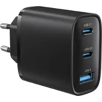 Huismerk Chargeur 45W à 3 Ports (USB C + USB A) avec PD/PPS ¿ Compatible avec iPhone 16/15 Pro Max,Samsung Galaxy S24/S23,iPad (inclut 1 câble usbC de 2 m)