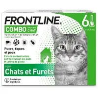 Frontline Combo Spot-on Chats & Furets 6 pc(s) Pipette(S) Unidose(S)