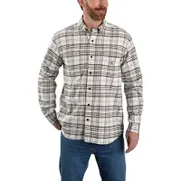 Carhartt Flannel-Plaid, chemise ,Gris/Gris Clair (W03) ,S